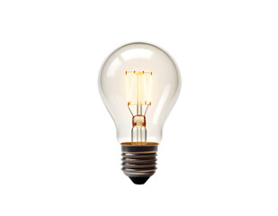 A light bulb with a white light bulb