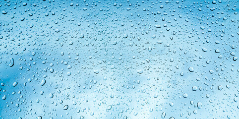 Water droplets on the gray background.