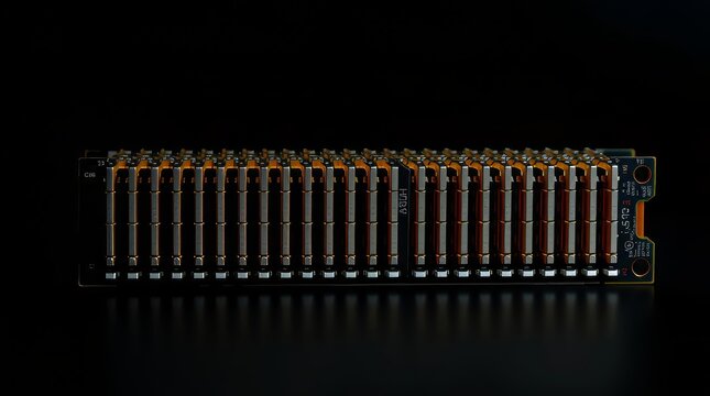 TSV pillar array background for packaging presentation