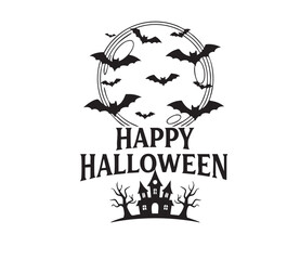Happy haloween vector art