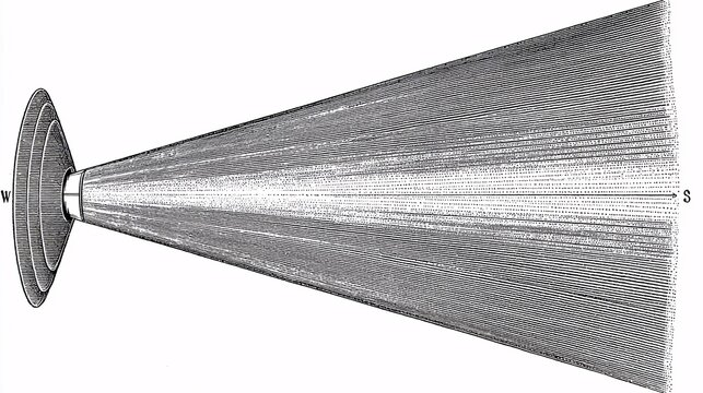 conceptual illustration of air distortion and shock cone forming around a moving object traveling faster than sound sonic boom close-up, sonic boom, air distortion, shock cone, motion, supersonic, 