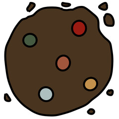 Christmas Doodle Clipart Set 39 Colored PNGs Bring cozy holiday vibes to your designs with this hand