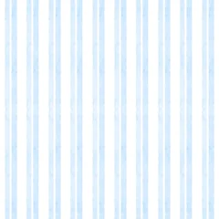Soft blue watercolor vectical stripes seamless pattern.eps © kayuki
