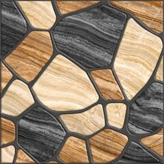 Stone Pavement Tile Design Decorative Floor and Wall Pattern