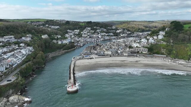 Looe town in Cornwall