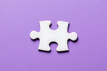 Obraz premium puzzle on a white background