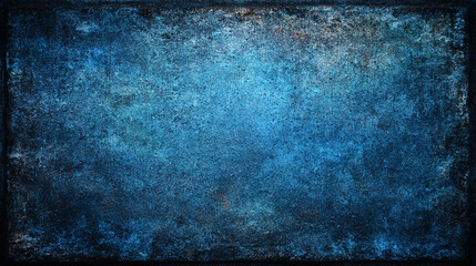 Dark blue grunge background with scratches and distressed textures, evoking vintage, eerie, and cinematic film effects, perfect for aged, scary, or retro-themed visuals.