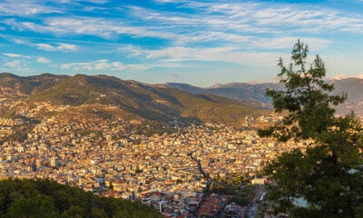 Alanya from the mountains