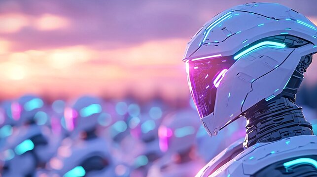 Future robot swarm image