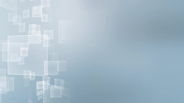 Clean Square Business Corporate Technology Particles Tunnel Digital Background Loop