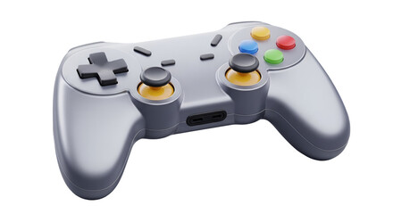 3d icon of gamepad isolated on transparent background a versatile and ergonomic gamepad for immersive gaming experiences and precise control