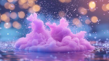 Dreamy Pink Purple Smoke Explosion Effect