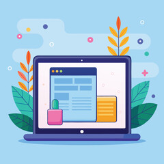 tablet screen mockup for responsive layout  flat v (2).eps