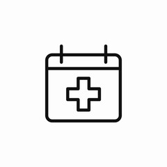 Obraz premium appointment schedule calendar icon sign vector