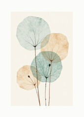 vector illustration of an abstract floral background