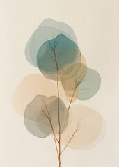 vector illustration of an abstract floral background