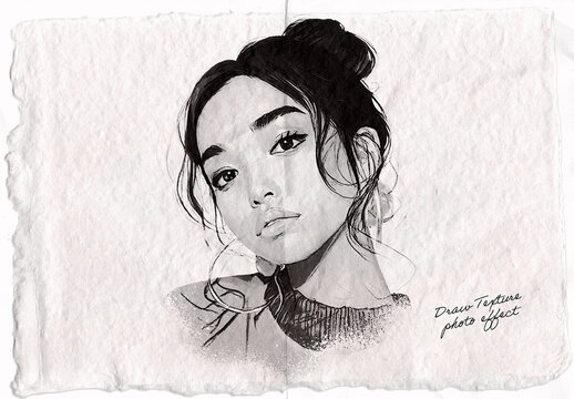 Artisan Texture Draw Photo Effect