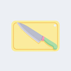 Kitchen Knife and Cutting Board A Culinary Essential for Food Preparation and Cooking