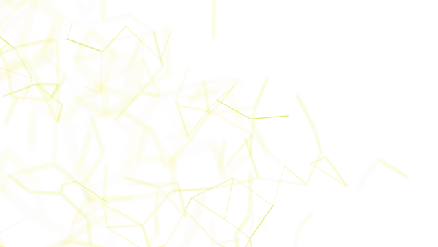 Abstract graphic background with yellow lines on white. Concept of science, technology, network, connection, data, communication. Suitable for m