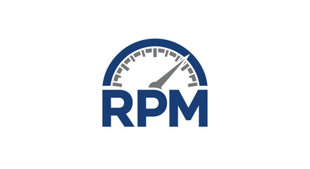 RPM Velocity Logo — Dynamic Automotive Symbol