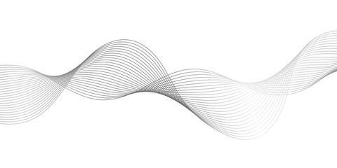 Abstract gray blend wave curve line and white background texture. digital frequency track equalizer. modern abstract glowing wave background.	
