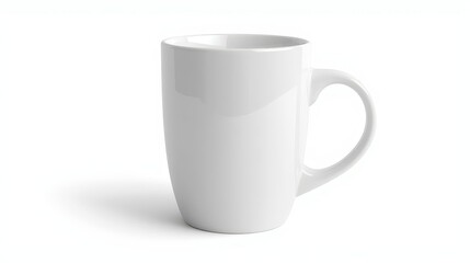 white mug white background clean