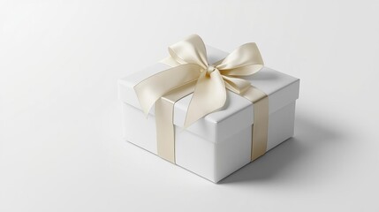 Obraz premium gift box white background