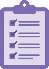 Obraz premium Checklist clipboard to do list task management project planning icon vector