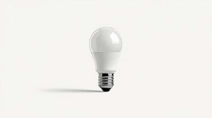 LED Light Bulb Isolated on White Background