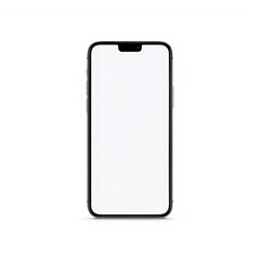 Smartphone Mockup Isolated on White Background