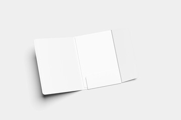 A4 Folder with Letterhead Mockup