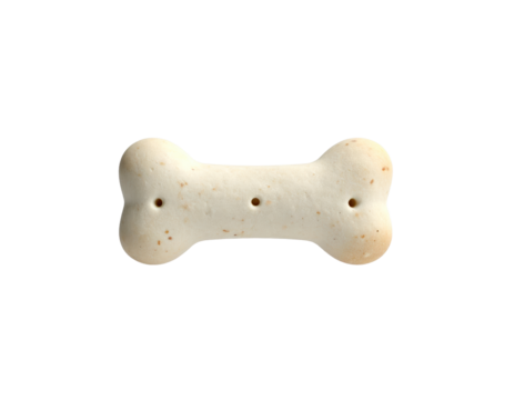 Dog bone dog bone displayed on clean white surface simple clear studio shot of pet s favorite treat