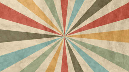 Retro sun ray desktop wallpaper, paper textured background
