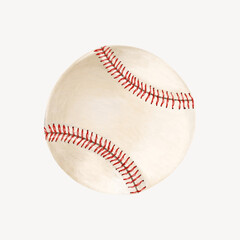 Baseball, sport equipment illustration