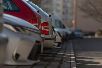 urban parking dilemma, close parking spaces challenge drivers, tight urban parking spots with closely parked vehicles, everyday city parking struggles with cramped spaces and tightly packed cars