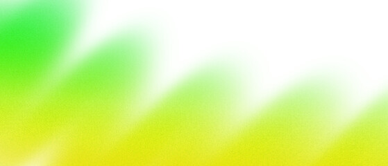 Abstract Blurred Green and Yellow Gradient on transparent background