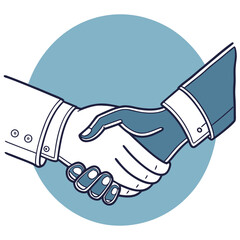 Handshake Logo Vector – Partnership, Unity, and Business Agreement Symbol