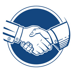 Handshake Logo Vector – Partnership, Unity, and Business Agreement Symbol