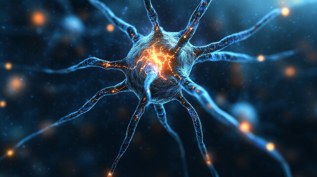 The projected neural network represents the unfolding of complex algorithms and the tangible manifestation of abstract data. It signifies the convergence of human intellect and machine learning, illum