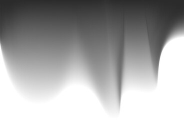 Abstract shape with wavy edges and smooth gradient transitions forming organic wave-like patterns.