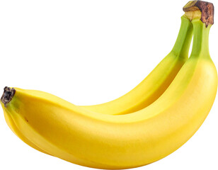 bananas isolated on a transparent background. png image.