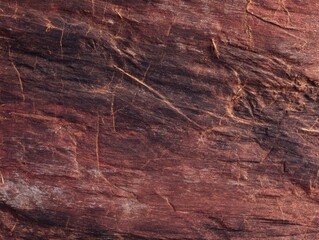 Fototapeta premium Ultra realistic close up of dark aged red textured surface