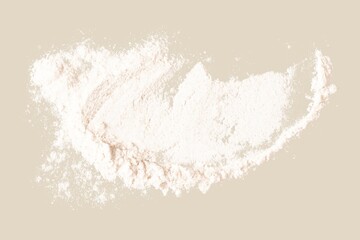 Beige background, powder texture design