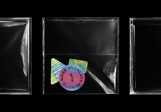 Plastic Wrap Square Overlays