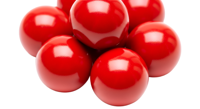 Pile of Red Spheres on Black Background graphic 682d116eb87ada4b3b344a96a00cae4edr