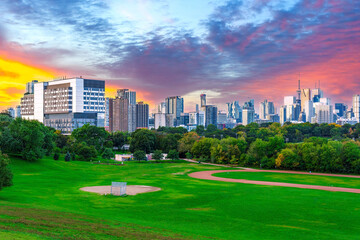 Urban skyline and cityscape, Toronto, Canada