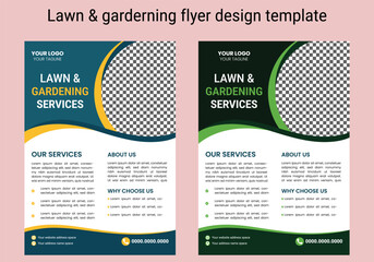This editable social media flyer template enhances your garden services' online presence. It is perfect for promoting landscaping, lawn care, and outdoor design services across various platforms.
