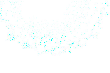 Technology particle dots png digital dark background