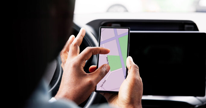 Auto Navigator: Young African American Man - Powered by Adobe