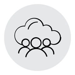 Clouds Storge Icon